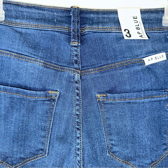 AP Blue Aphrodite Skinny Distressed Jeans size 3 NWT - Picture 5 of 10